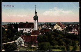 AK Neukirch i. Egnach, Teilansicht mit Kirche u. Gemeindehau