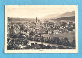 Olten - Stadtdansicht - alte Karte von 1916