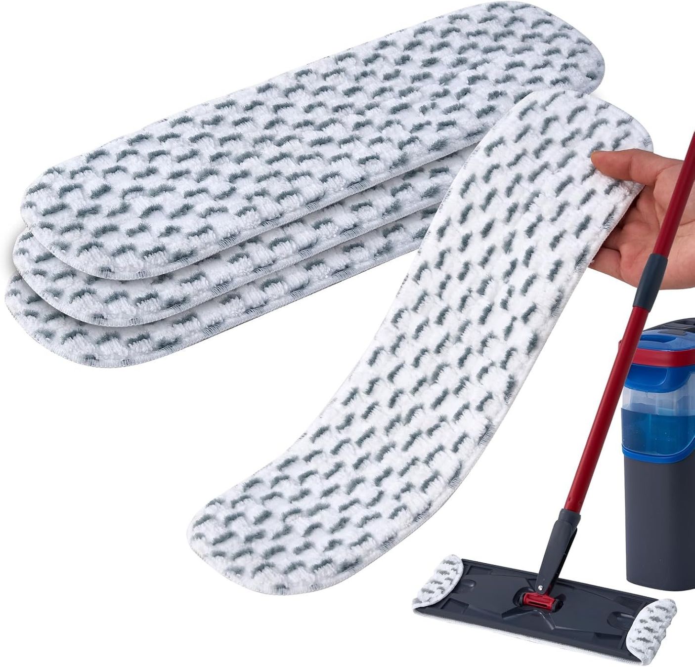 Altro per la casa: Vileda H2PrO Ersatzbezug 4er Set Mikrofaser – Nuovo e nell'imballaggio originale da Suhr venduto da SchnapperCH