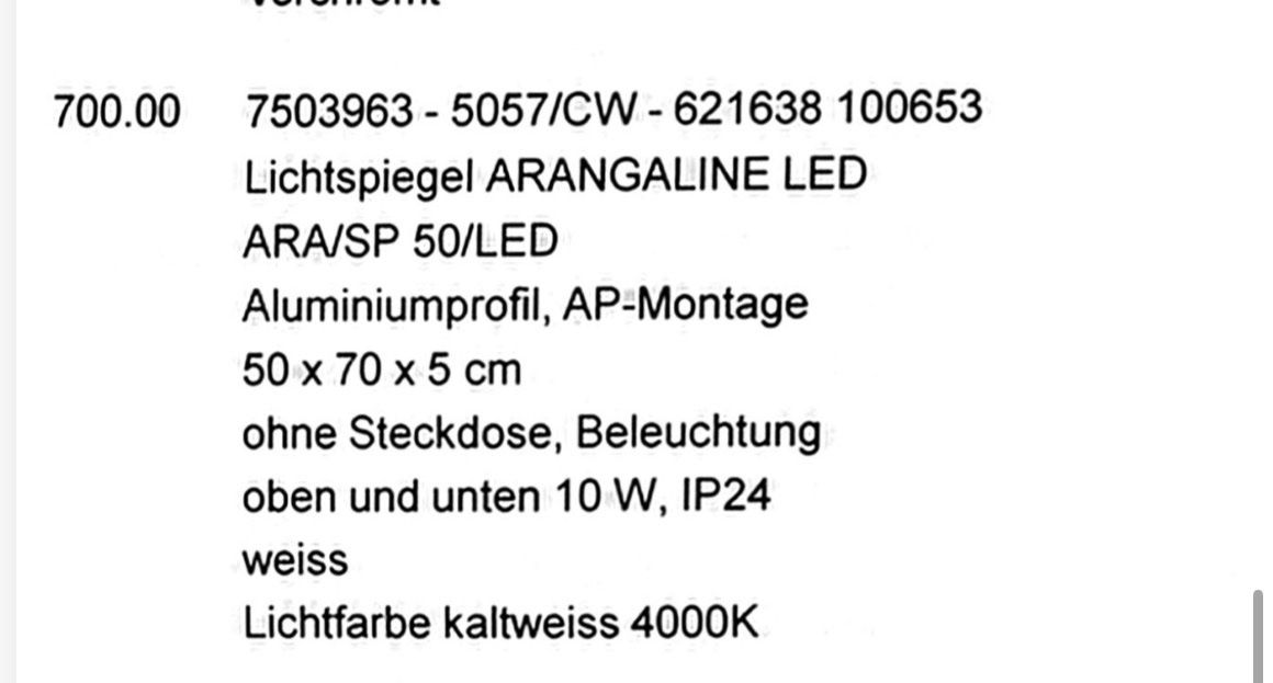 Specchi: Lichtspiegel – Usato da Auenstein venduto da Lemontree19 2