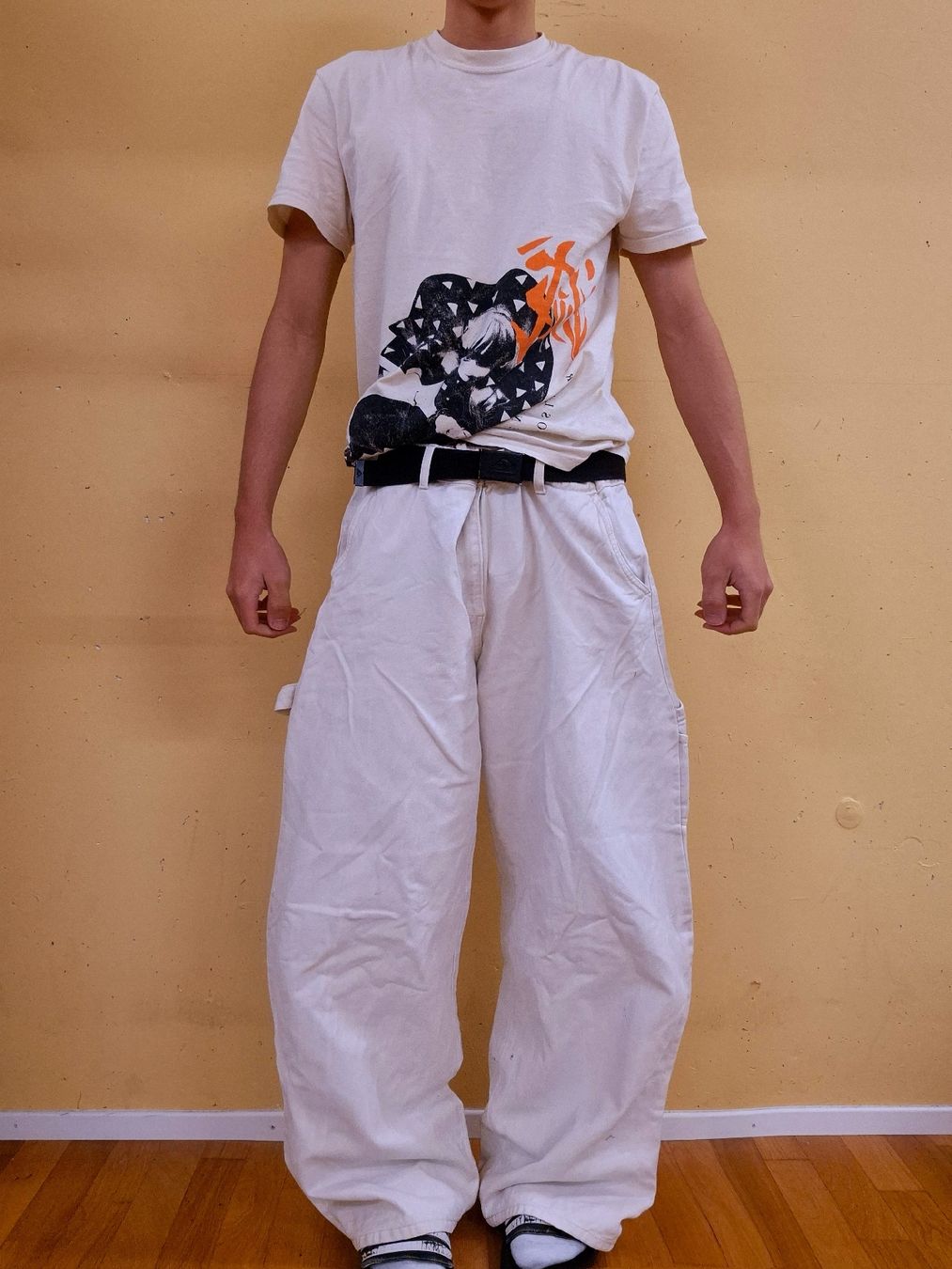 Pantalons: white carpenter baggy panta – D'occasion à Sarnen par Fashionstuff
