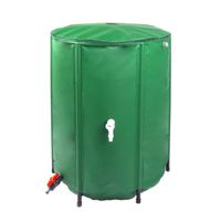 Faltbarer Regenfass grün mit Hahn 200L neu