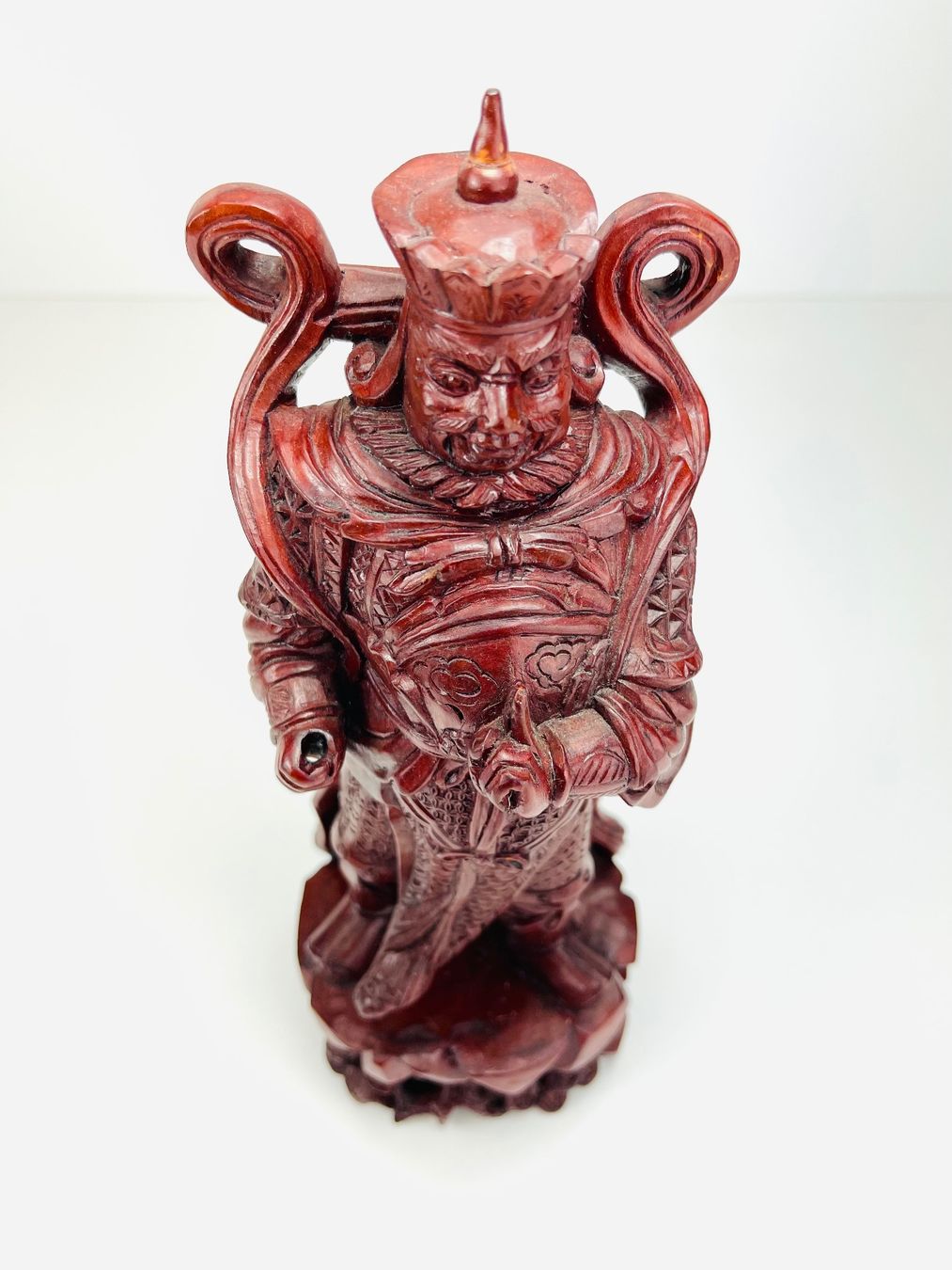 Sculture & Statue: Handgeschnitzte chinesische Holzfigur, Kampfpose #1 – Usato da Zürich venduto da Arche_Brockenhaus 4