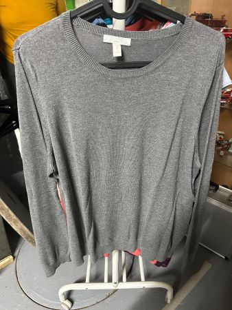 Damenpullover Gr. XL grau