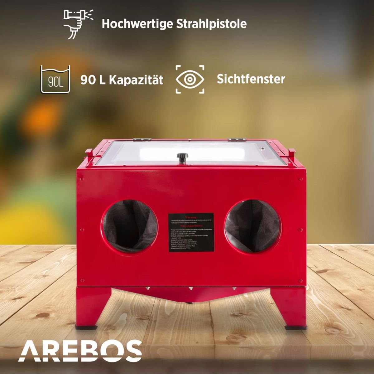Tutte le macchine: Sandstrahlkabine Sandstrahlgerät Sandstrahlanlage – Nuovo e nell'imballaggio originale da Amriswil venduto da JaJa-Express 1