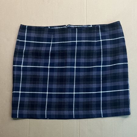 Tommy Hilfiger – Blauer Baumwollrock mit Karomuster