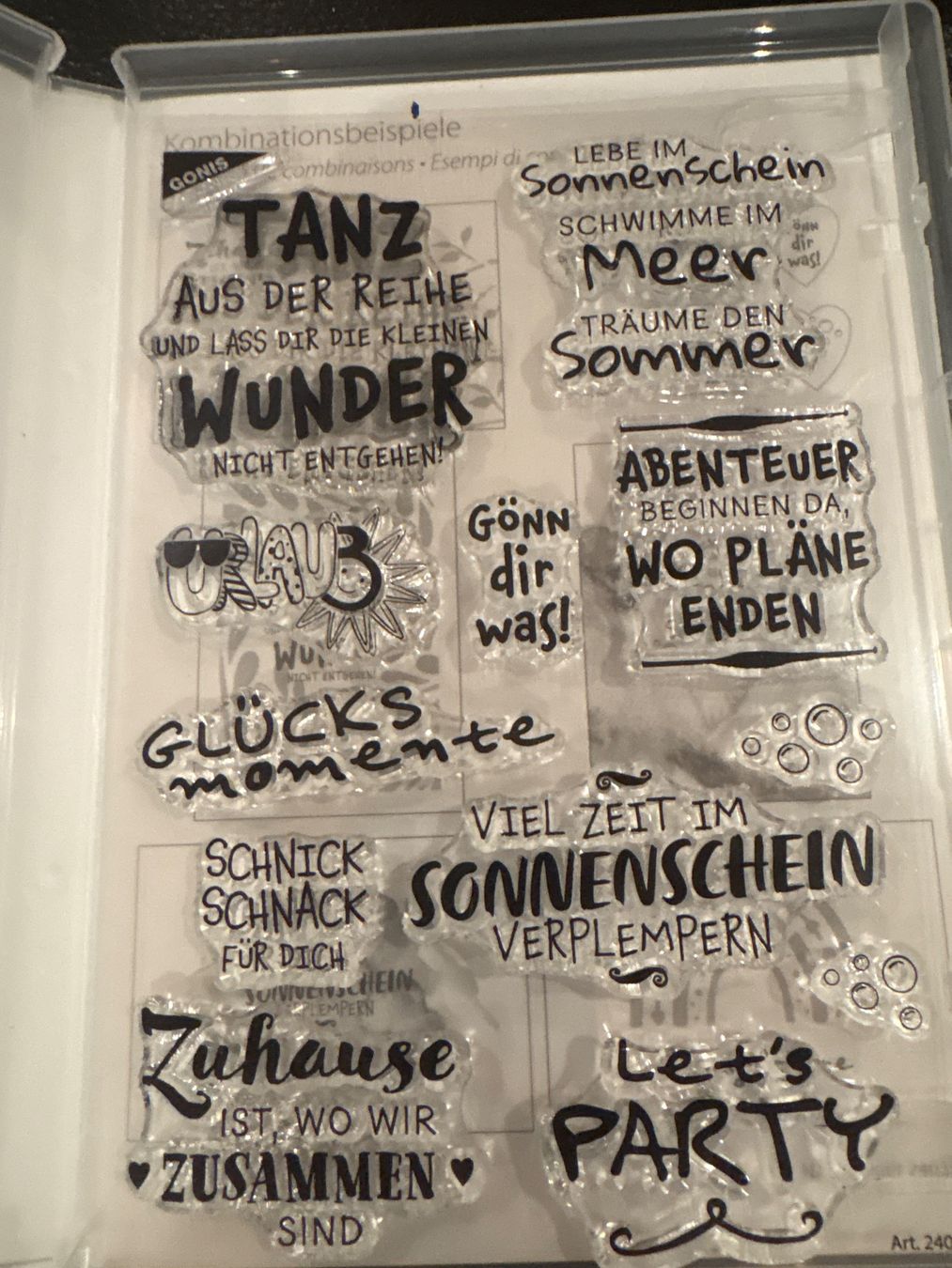 Gonis Tampons: Gonis Stempel - Urlaubszeit – D'occasion à Berikon par Wuffels_55 2
