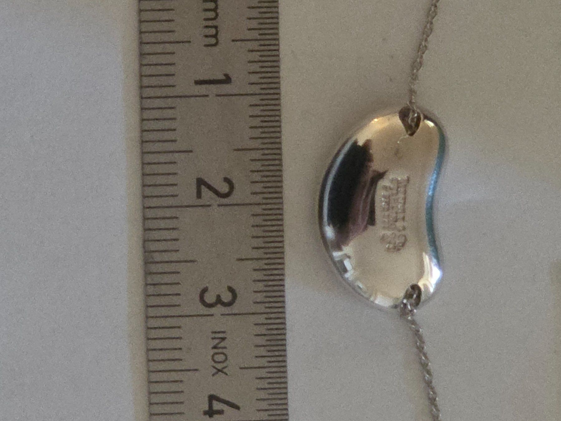 Tiffany & Co. Ciondoli: Tiffany &Co. 925 Silber Bean Kette NP 730 – Usato da Binningen venduto da lieblingsstyle 7