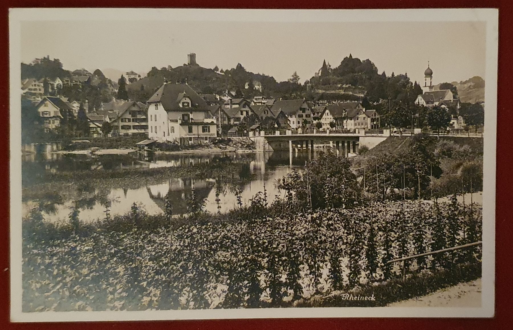 Cartoline postali: Rheineck 1927 – Usato da Kreuzlingen venduto da Rschweiz1