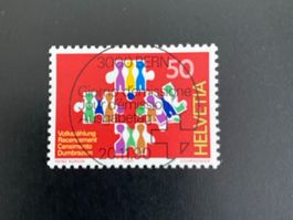 1990: Sondermarke Volkszählung; Ersttag Vollstempel