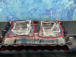 Villeroy Boch Glasplatte Geschirr New Wave Glas Schüsseln