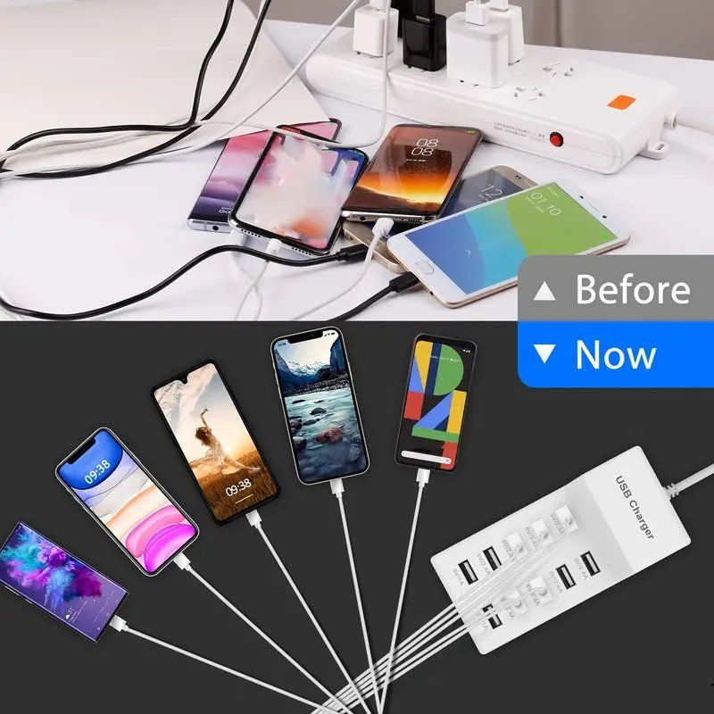 Caricabatterie: USB-Ladegerät 10-Port USB-Ladestation – Nuovo e nell'imballaggio originale da Unterägeri venduto da RmOnline 4