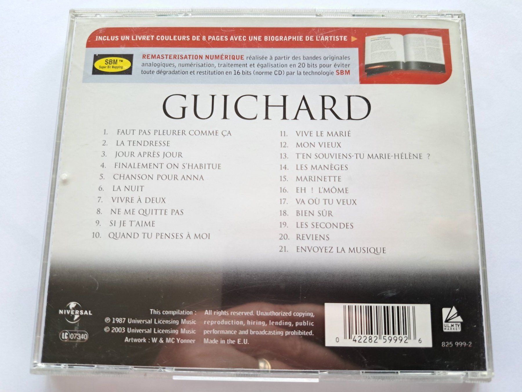 CD: Cd Daniel Guichard - Master série  – Usato da Pully venduto da bro_n52j 1
