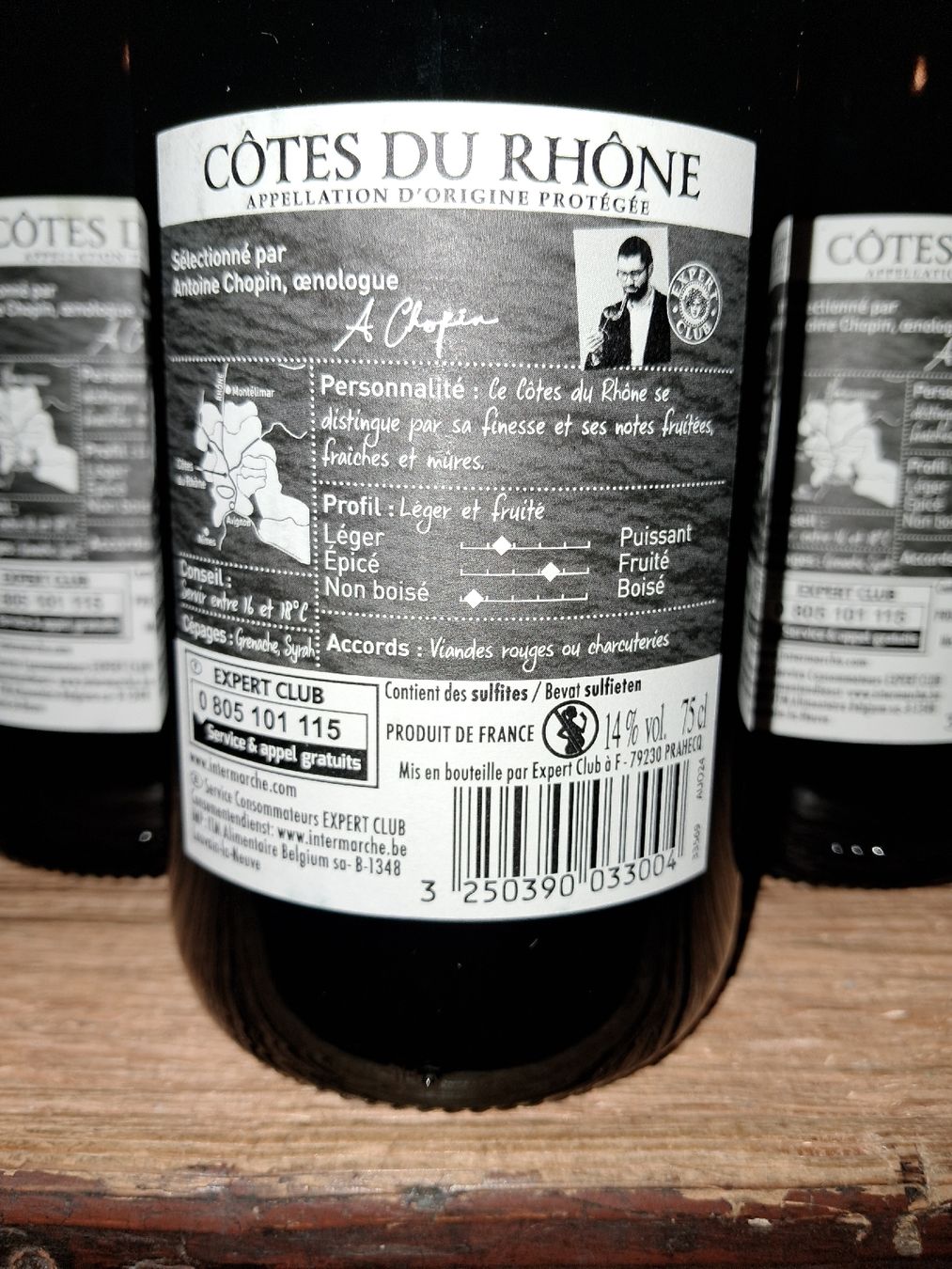Vins: lot de 3 Côtes du Rhône 2023 – Neuf avec emballage d'origine à Le locle par juliensaran 3