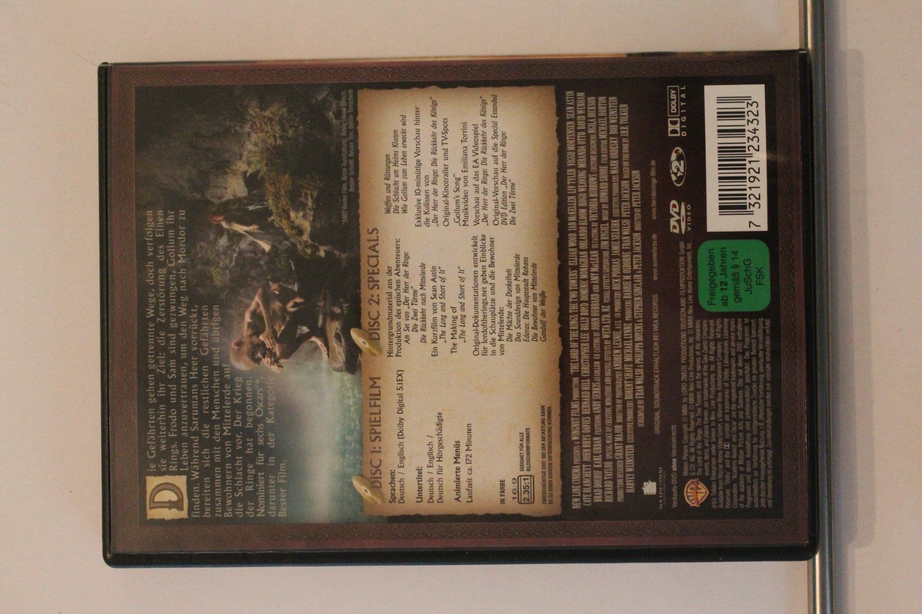 Tutti i DVDs: Der Herr der Ringe - Die zwei Türme – Usato da Grenchen venduto da Manuel.We 1