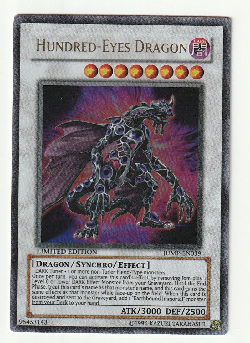 Yugioh Sammelbilder & Trading cards: Hundred-Eyes Dragon JUMP – Gebraucht aus Schattdorf von Fabian500