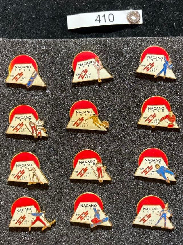 Placchette & Badge: Nagano 1998 Olympia Pins, Selten – Usato da Matzingen venduto da Old-Shop