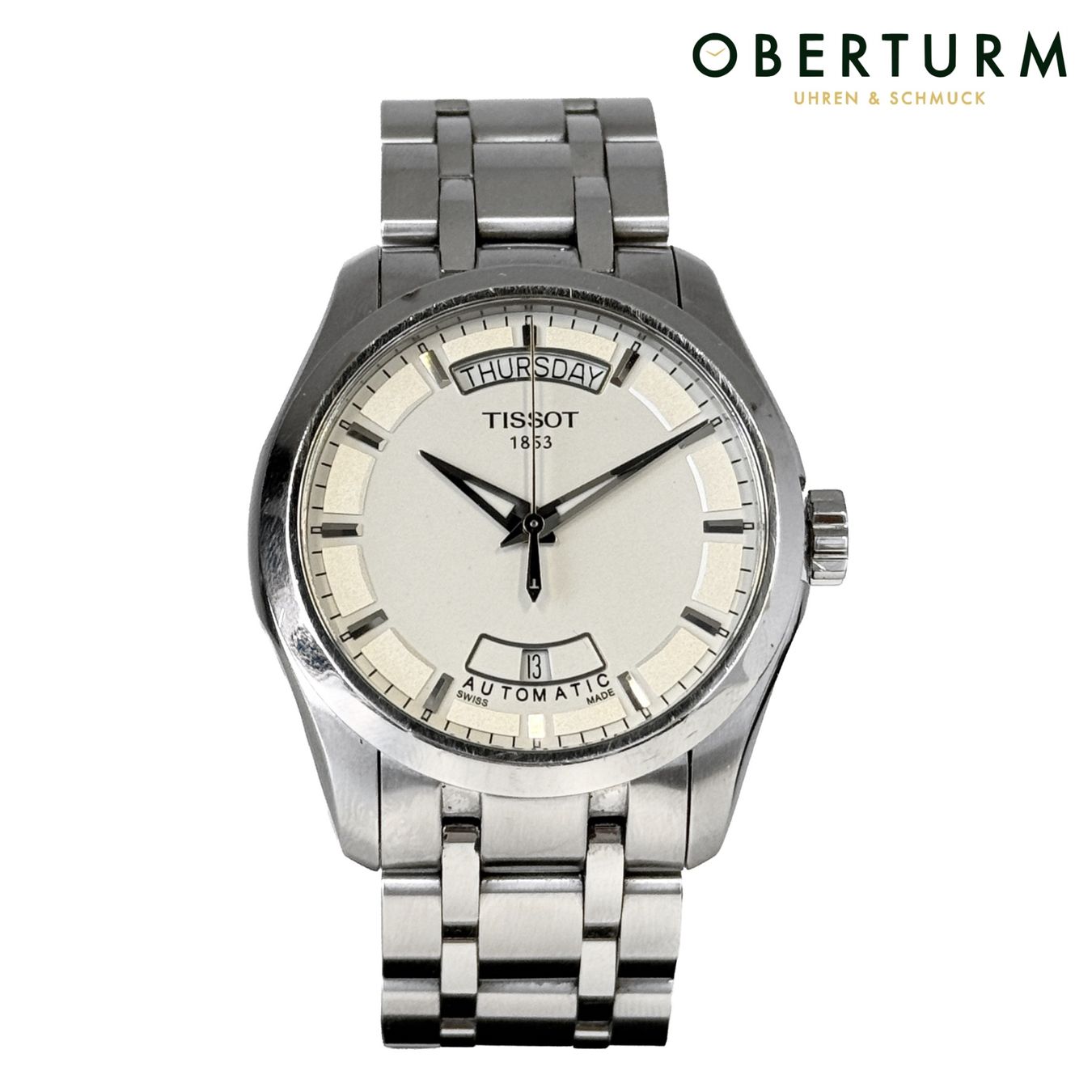 Tissot Orologi: Tissot Couturier Automatic 40mm Ref. T035.407.11.031.00 Box – Usato da Brugg AG venduto da Oberturm