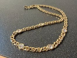 Vintage Halskette Clips Luxus Modeschmuck