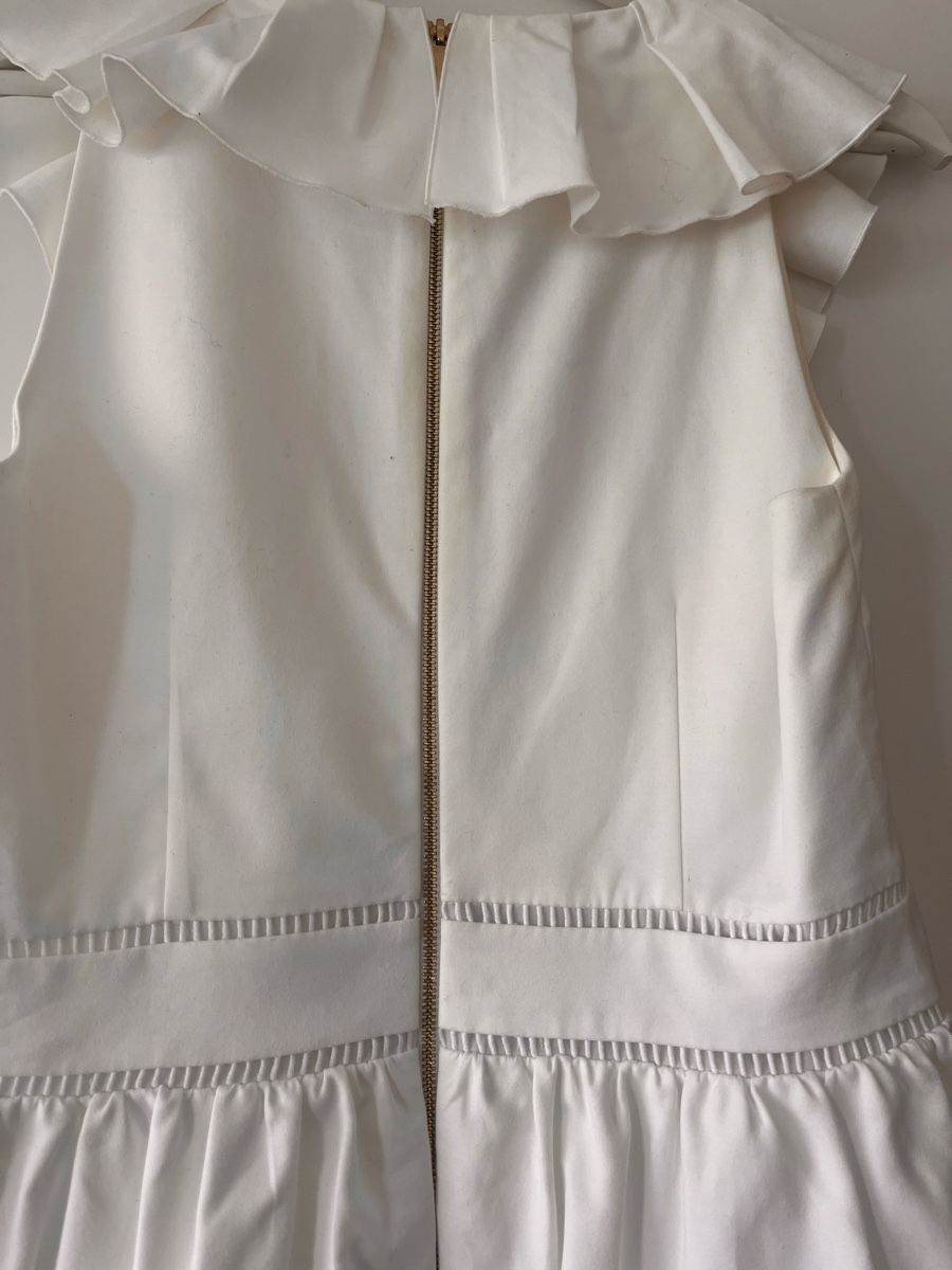 Kate Spade Vestiti: Kate Spade white ruffle dress size M EU40 – Usato da Luzern venduto da ycg_2nr9 4