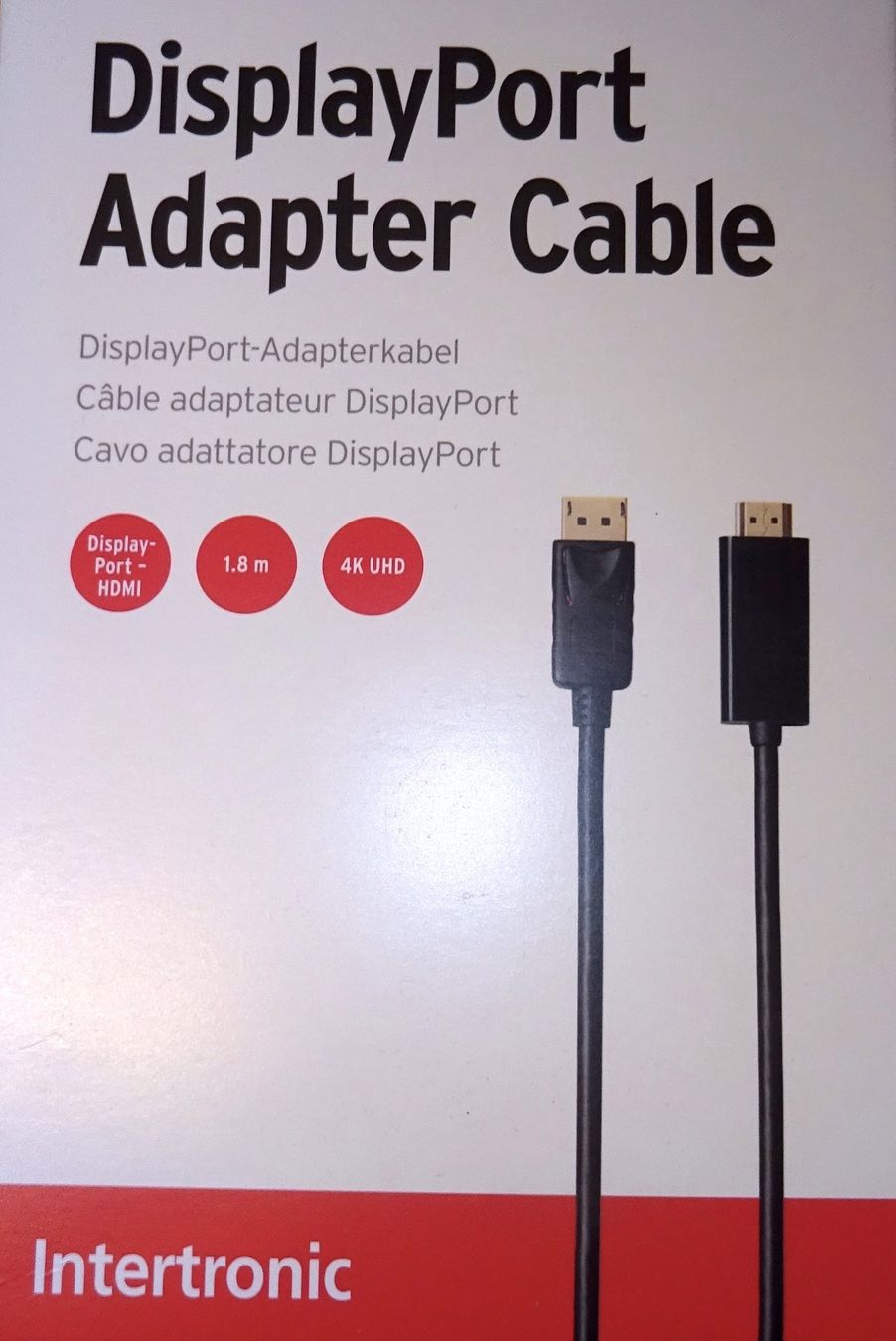 Câbles: DisplayPort Adapterkabel – Neuf (Voir description) à Luzern par Simsam567