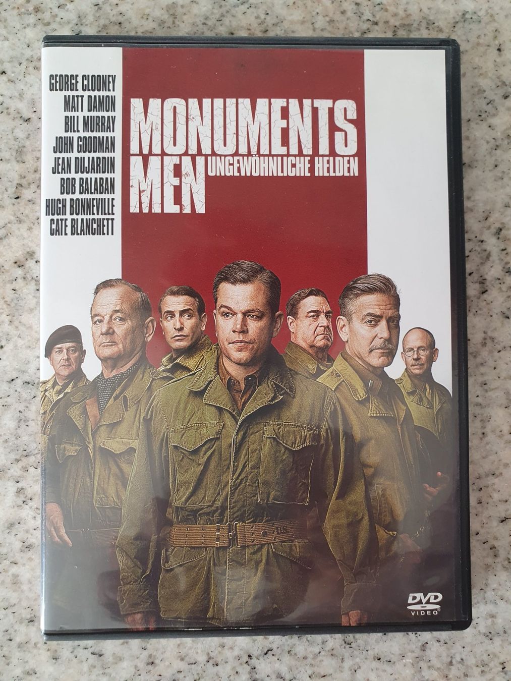Tutti i DVDs: DVD - Monuments Men, George Clooney, Matt Damon – Usato da St. Margarethen TG venduto da Schachmatt