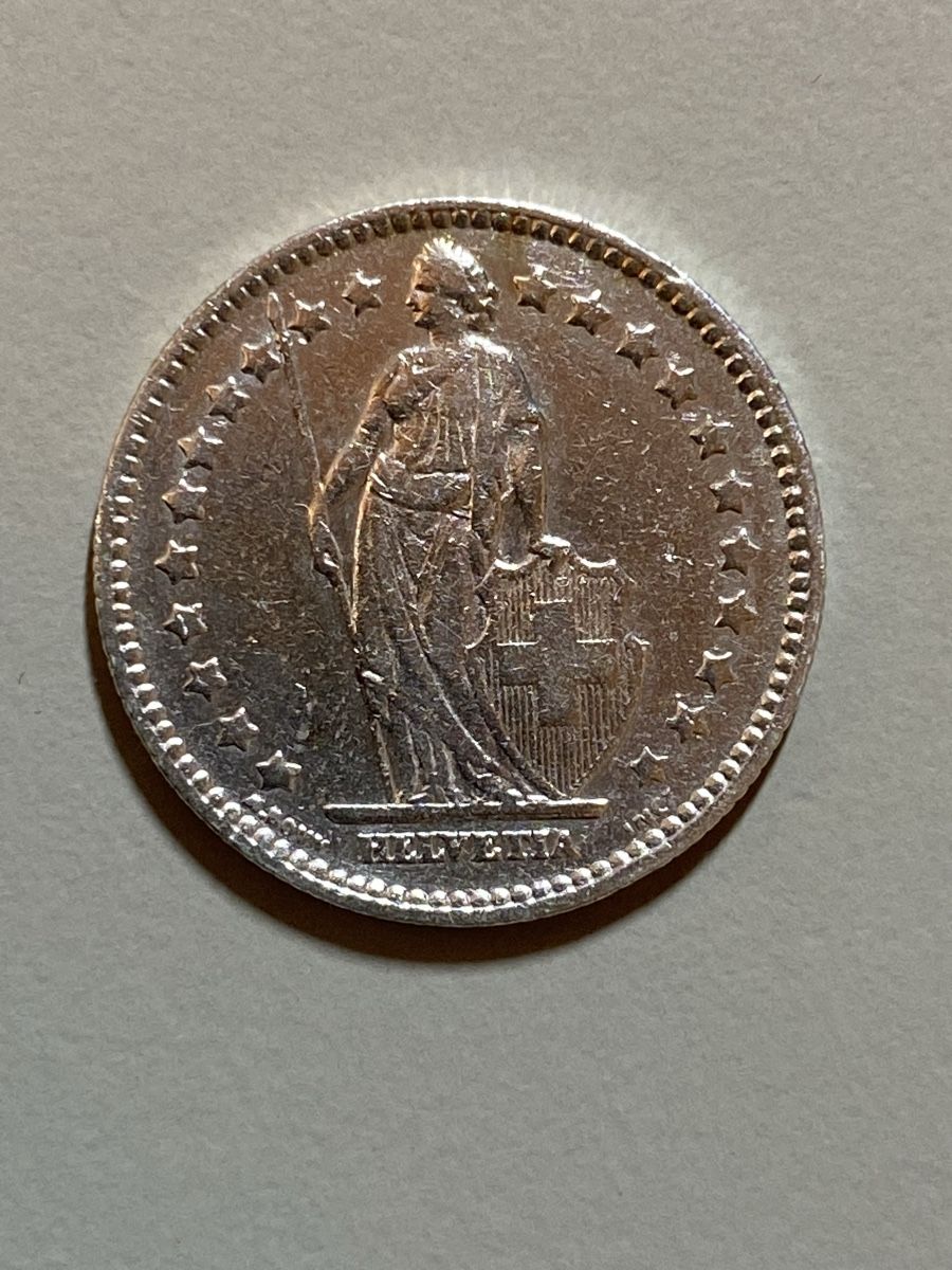 Tutti le monete: Suisse - 1 franc - 1911 - AG  – Usato da Payerne venduto da Mike1682 1