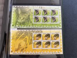 3 Kleinbogen mit Ausgabetag Stempel 7.9.2004 Basel