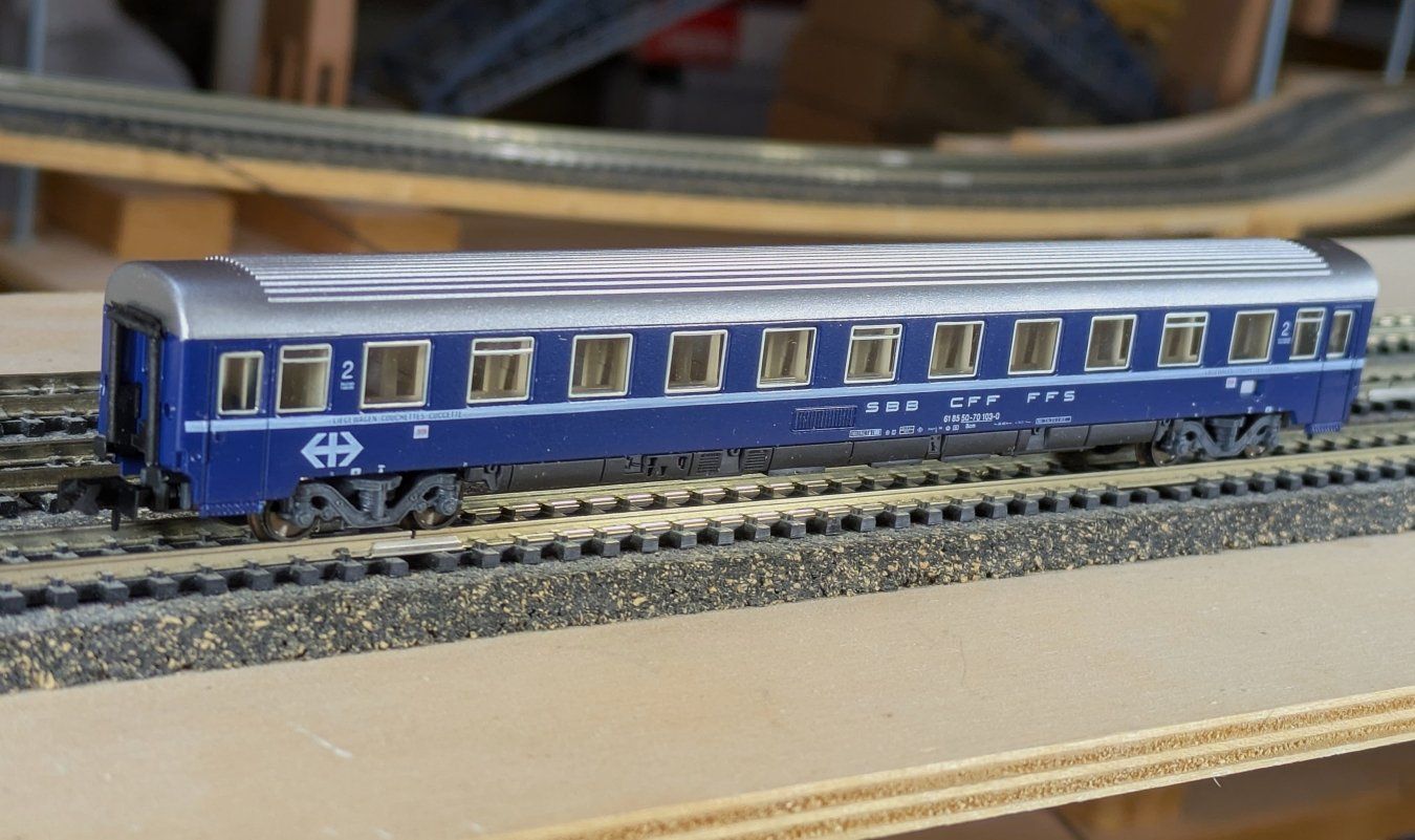 Arnold Modelleisenbahnen: Spur N Arnold SBB UIC Liegewagen 2.Kl – Neu und originalverpackt aus Forch von Tr1a