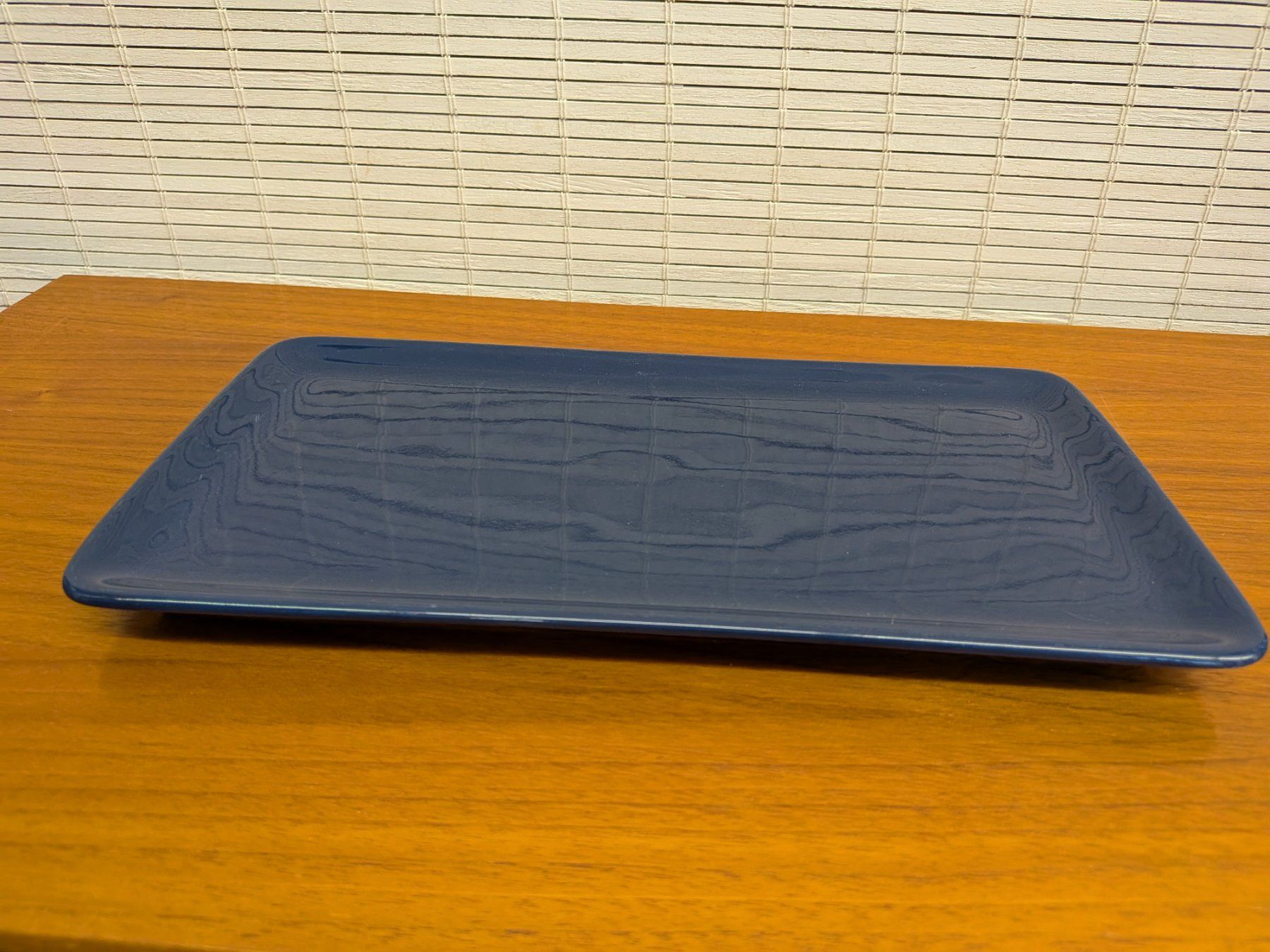 Servierplatten: Melitta blaue Cakeplatte – Gebraucht aus Emmen von magelan