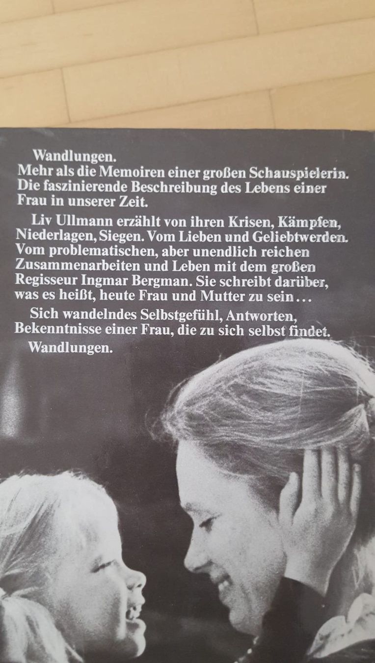 Libri: Buch: Liv Ullmann "Wandlungen" – Usato da Luzern venduto da ANG3 1