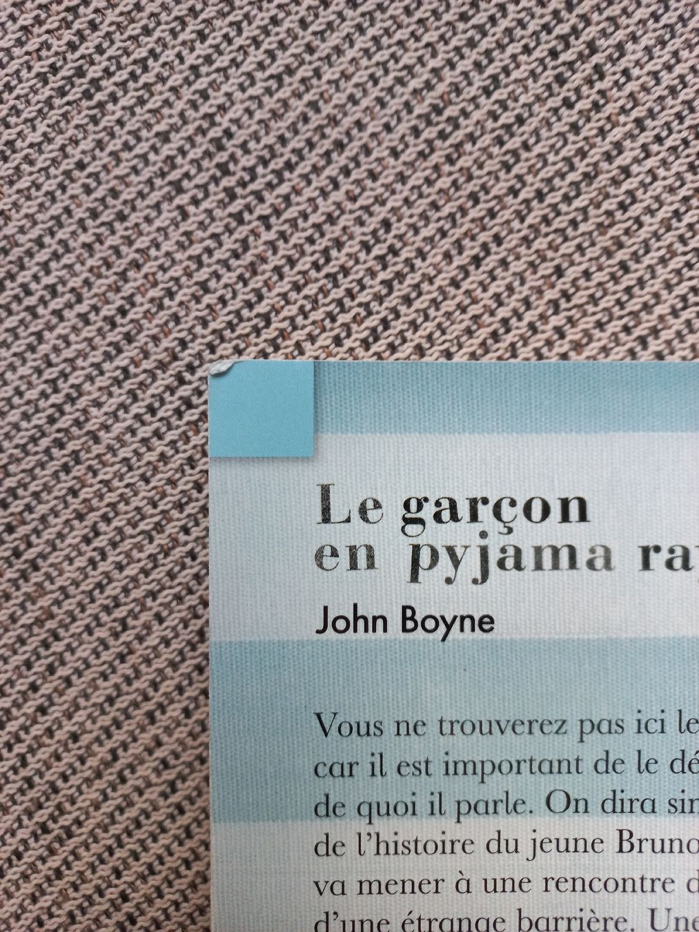 Libri: Le garçon en pyjama rayé (John Boyne) – Nuovo (secondo la descrizione) da Oberuzwil venduto da venditum. 2