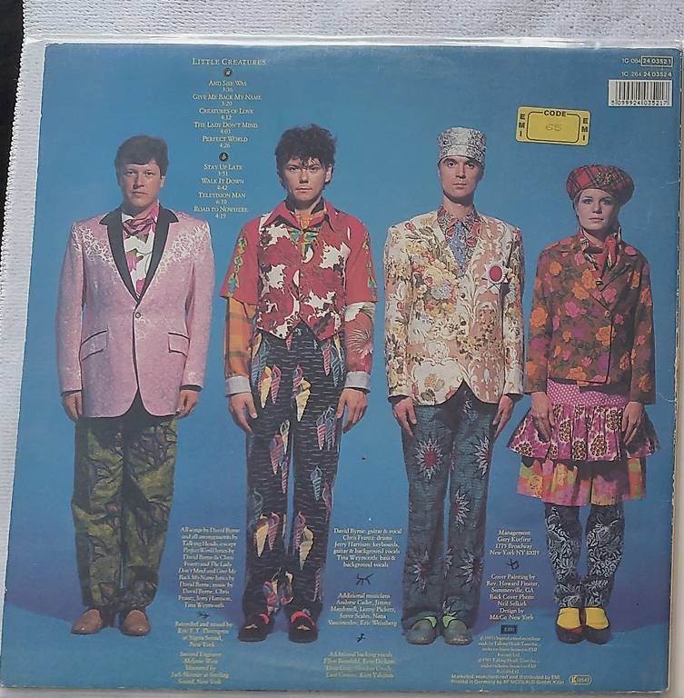 Dischi in vinile: TALKING HEADS-"little creatures" (1985)LP – Usato da NENDELN venduto da Vinylandmote 1