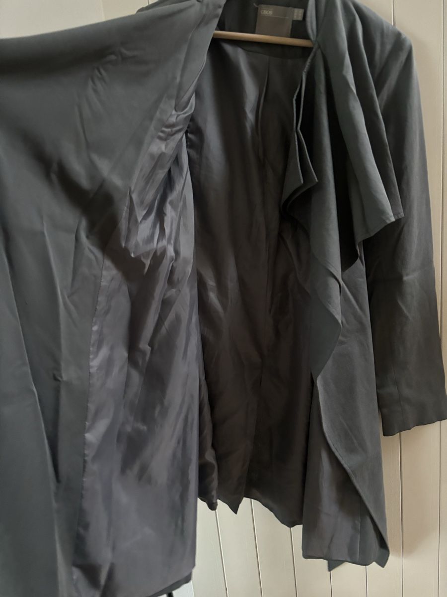Asos Cappotti: Stylish ASOS Waterfall Trench Coat, Gr. 38, Anthracite – Nuovo e nell'imballaggio originale da Genève venduto da Bella_909 4