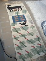 Gewobener Wandteppich - ägyptisch 49 x 131 cm