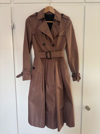BURBERRY PRORSUM Trenchcoat Seide/Polyester IT38, 34