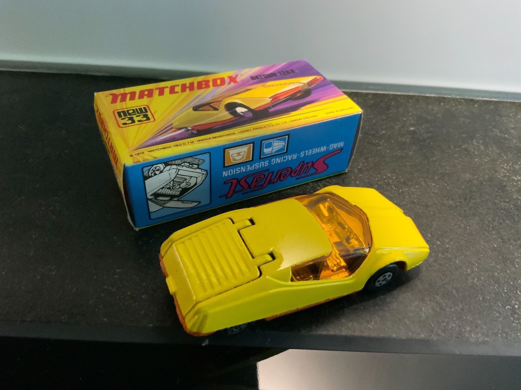 Matchbox Modellini d'auto: MATCHBOX Nr. 33, Datsun 126X – Nuovo e nell'imballaggio originale da Erlenbach im Simmental venduto da Model_box 3