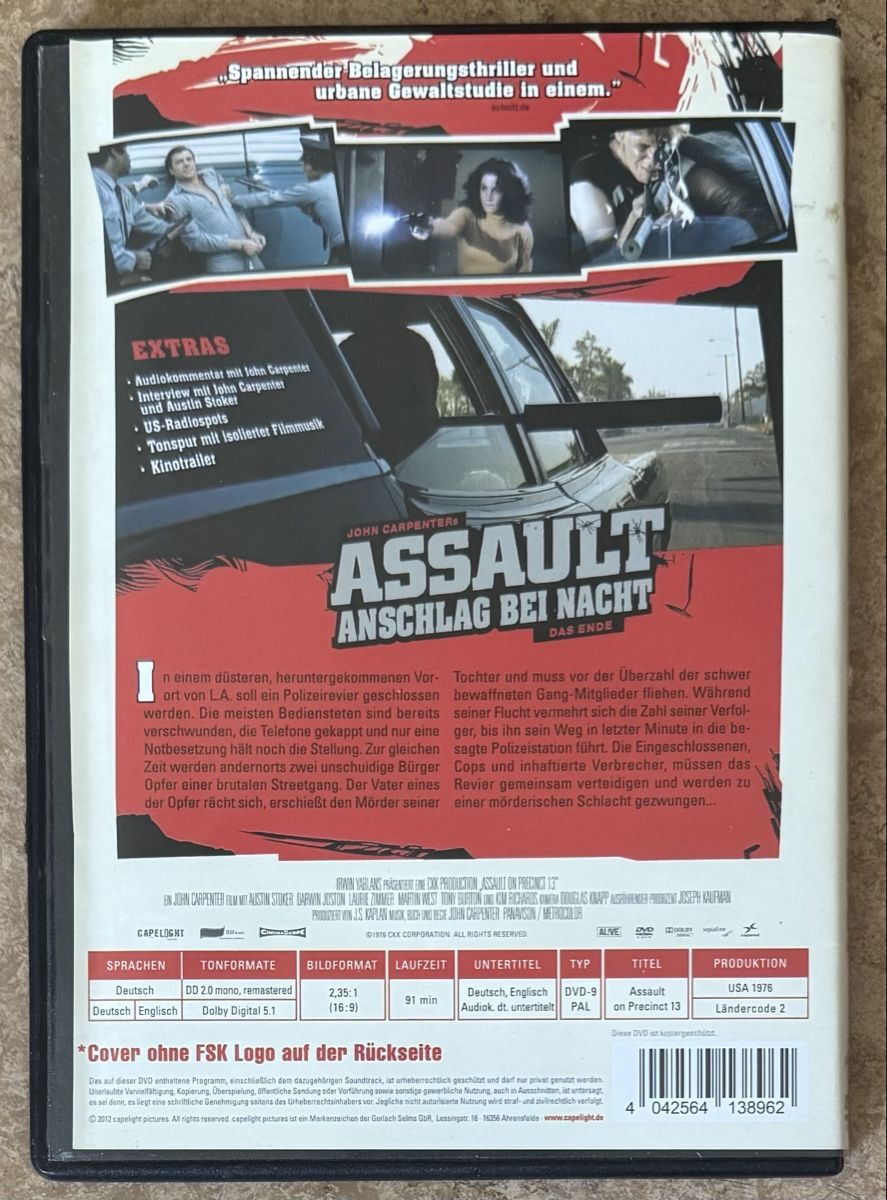 Tutti i DVDs: ASSAULT ANSCHLAG BEI NACHT – Nuovo (secondo la descrizione) da Dietikon venduto da AndreaSch01 1