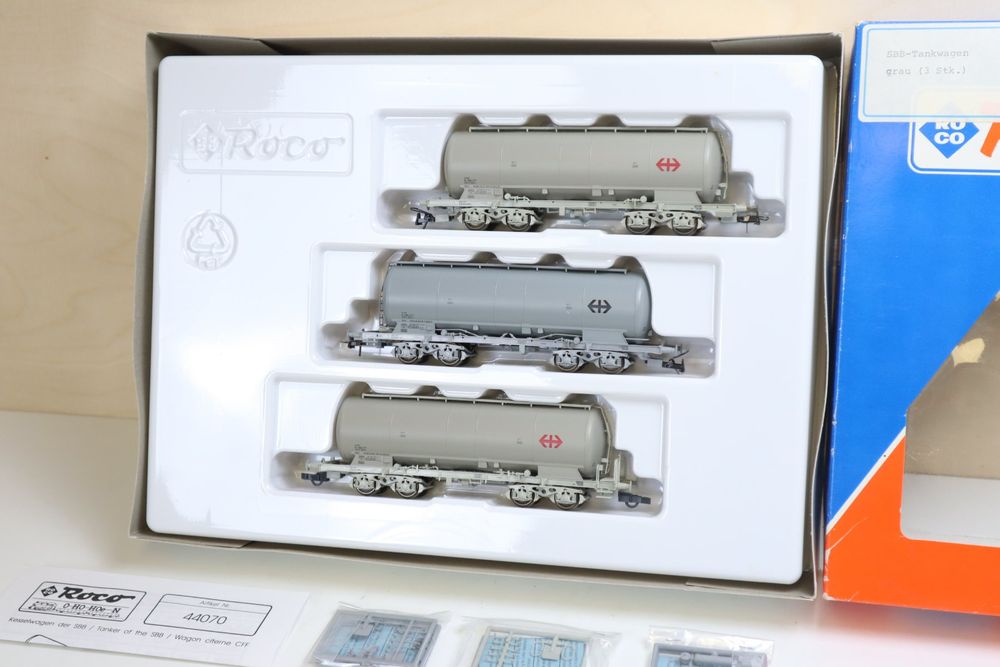 Coffret de 3 : Wagon-citerne, NACCO - Modelleisenbahn