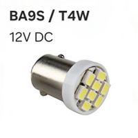 BA9S / T4W LED Lampe 12V DC - Innenraum Licht Lamp Lampada