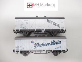 Roco 46048+4312 gedeckte Güterwagen Deutsche Bahn DC GS H0