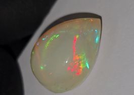 🔥9.63ct Welo Opal – Starkes Rot Grün Feuer Tropfen💥🔥