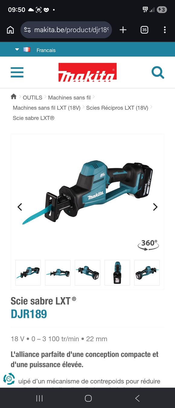 Makita Tutte le macchine: Machien makita occasion – Usato da Vugelles-La Mothe venduto da koz_q5v9 5