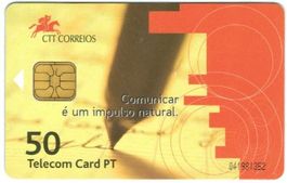 Telefonkarte Portugal "Comunicar éum impulso natural"