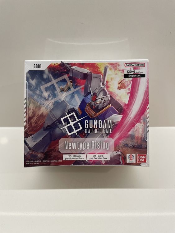 Gundam Card Game GD01 New Type Rising Booster Display (Neu und ...