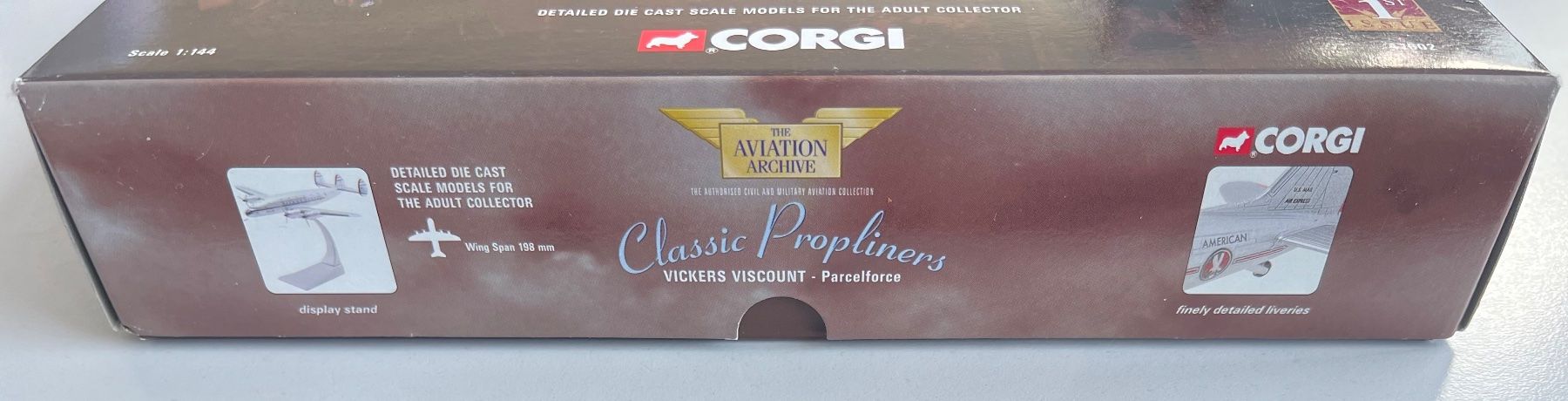 Corgi Toys Kit di modellismo & Modellini statici: Corgi 47602 Vickers Viscount Parcelforce – Nuovo e nell'imballaggio originale da Laufen venduto da ric_9vmm 2