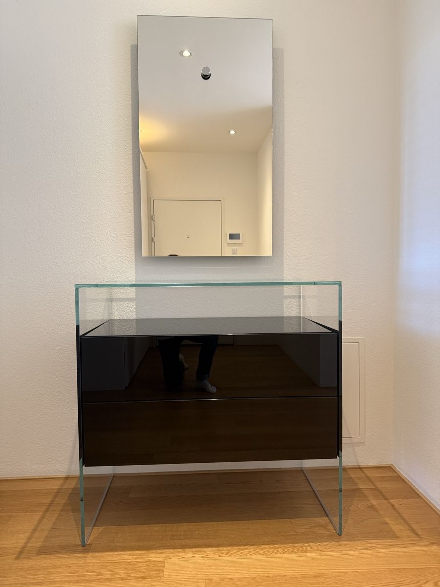 Kommoden: Design Glas Kommode schwarz von Galotti & Radice – Gebraucht aus Basel von Irisch 4