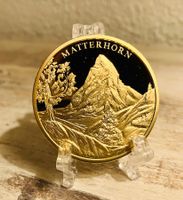 🇨🇭 Historia Helvetica vergoldete Medaille * Matterhorn *