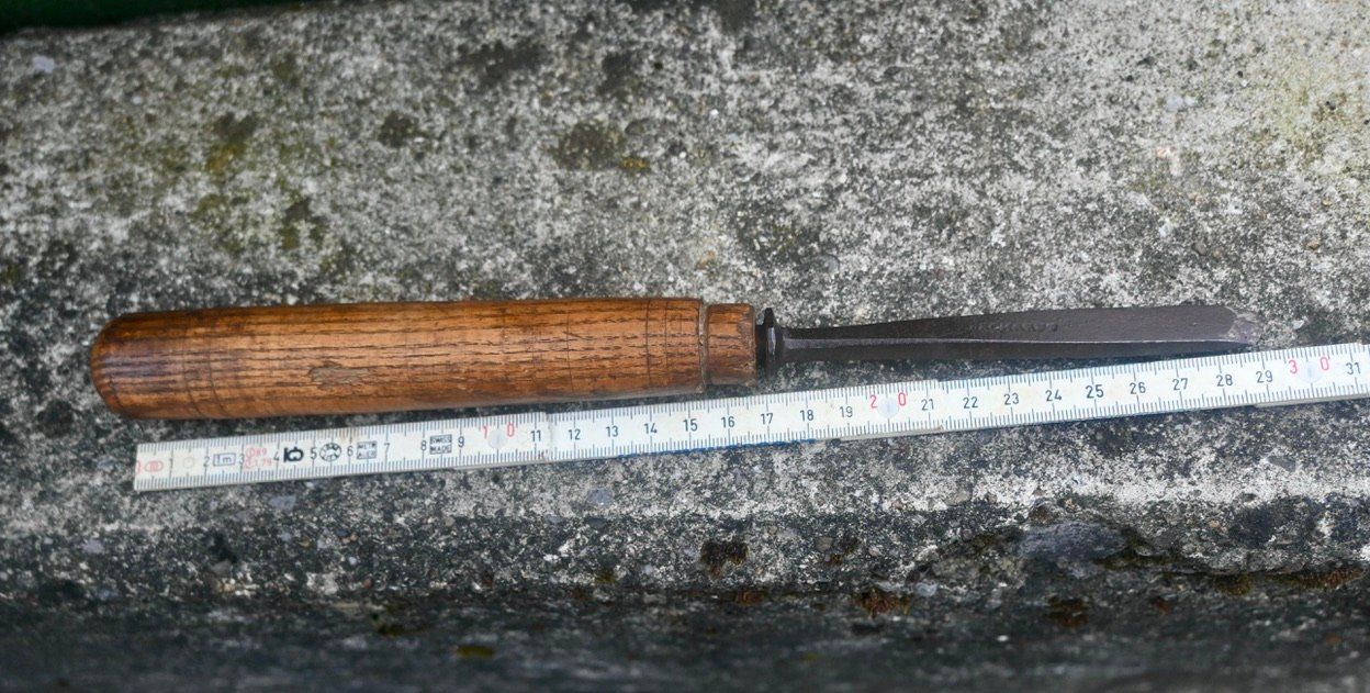 Alle Werkzeuge: ANTIKER mit langem stiel STECHBEITEL länge 29cm "scharf" – Gebraucht aus Pfaffhausen von mono_rec 2