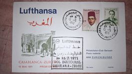 Swissair Casablanca - Zürich 15.5.1971